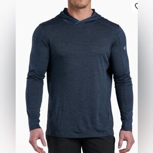 KUHL Engineered Performance Hoodie in Pirate Blue Size M